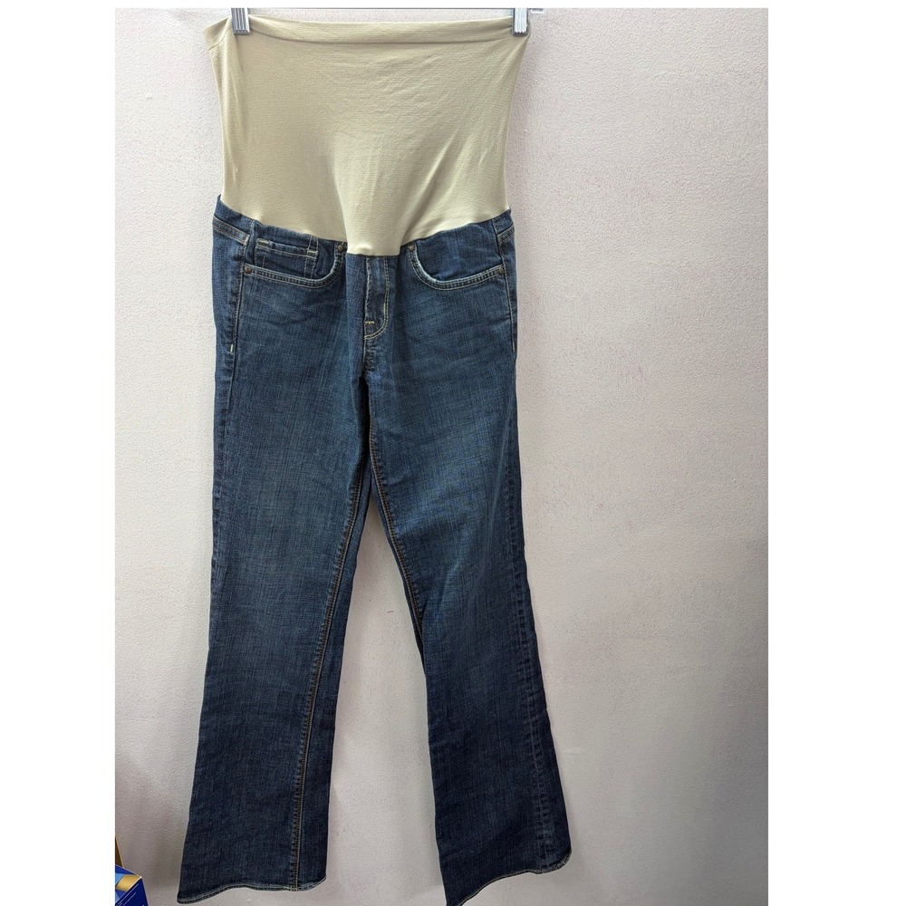 Mimi Maternity Bootcut Jeans Dark Wash Secret Fit Belly Size S Small